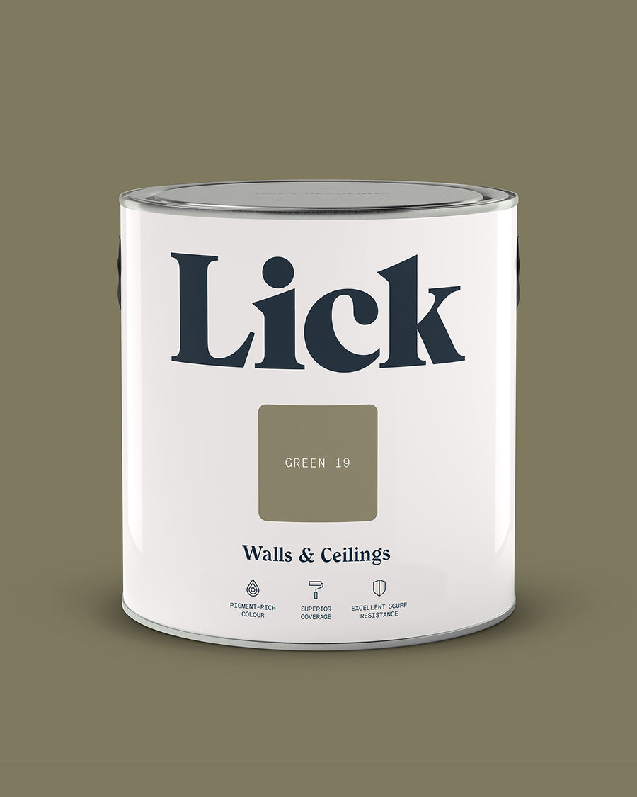 Lick Paint tin 2.5l in Green 19