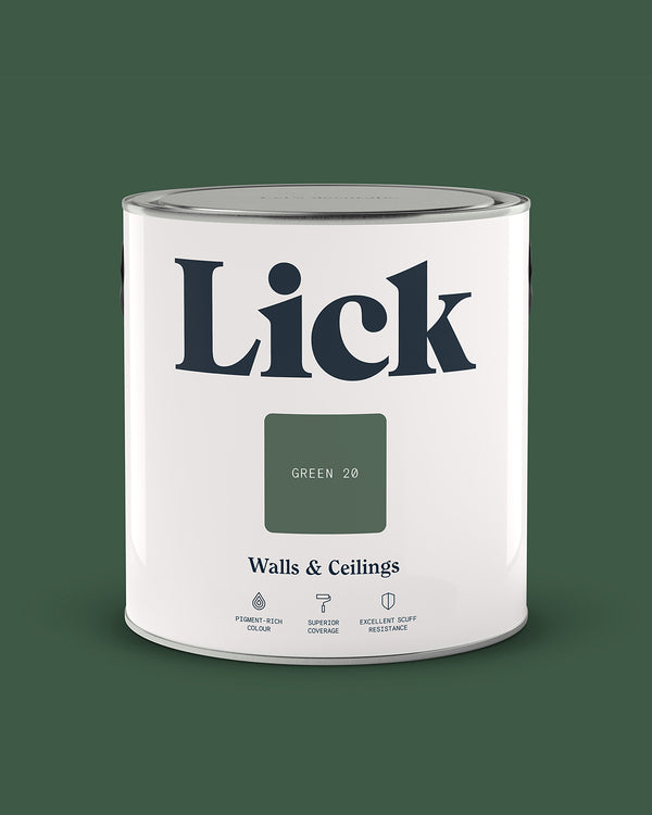Lick Paint tin 2.5l in Green 20