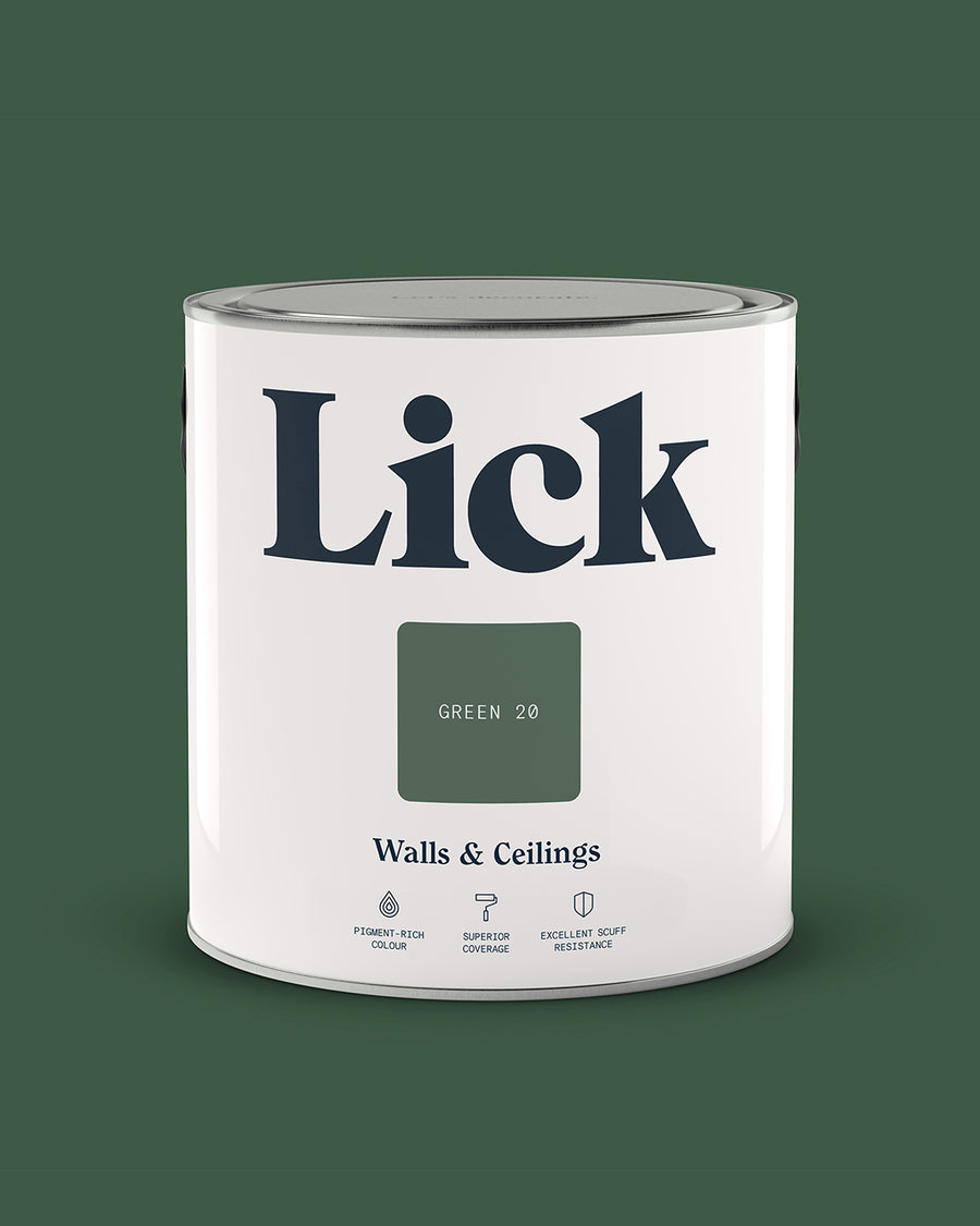 Lick Paint tin 2.5l in Green 20