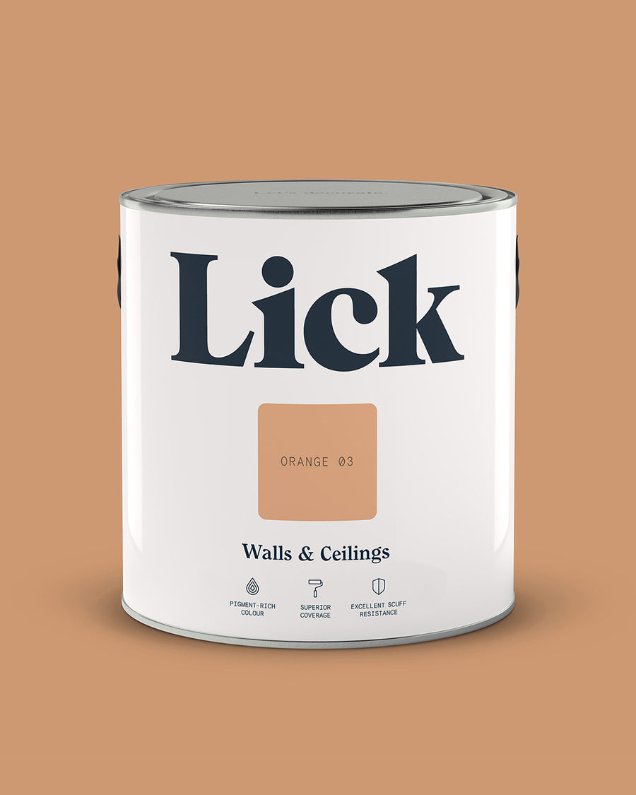 Lick Paint tin 2.5l in Orange 03