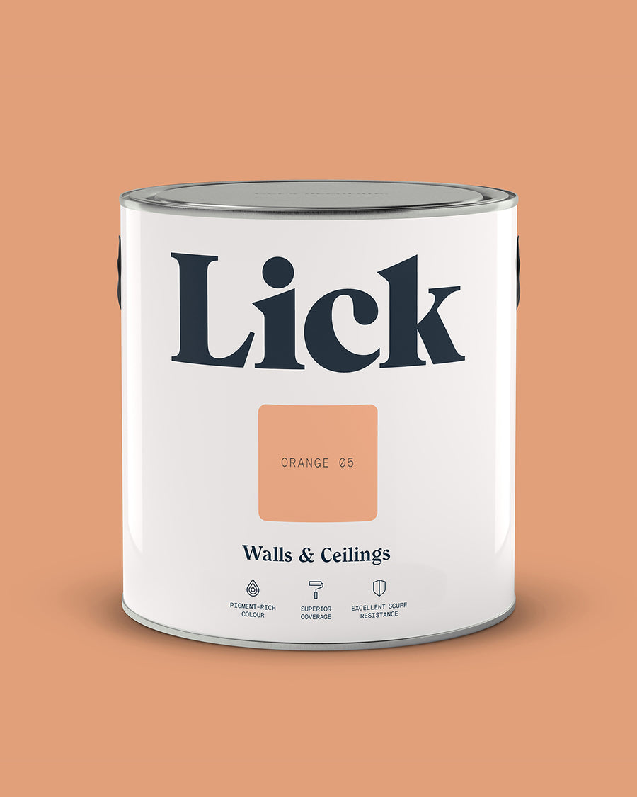 Lick Paint tin 2.5l in Orange 05
