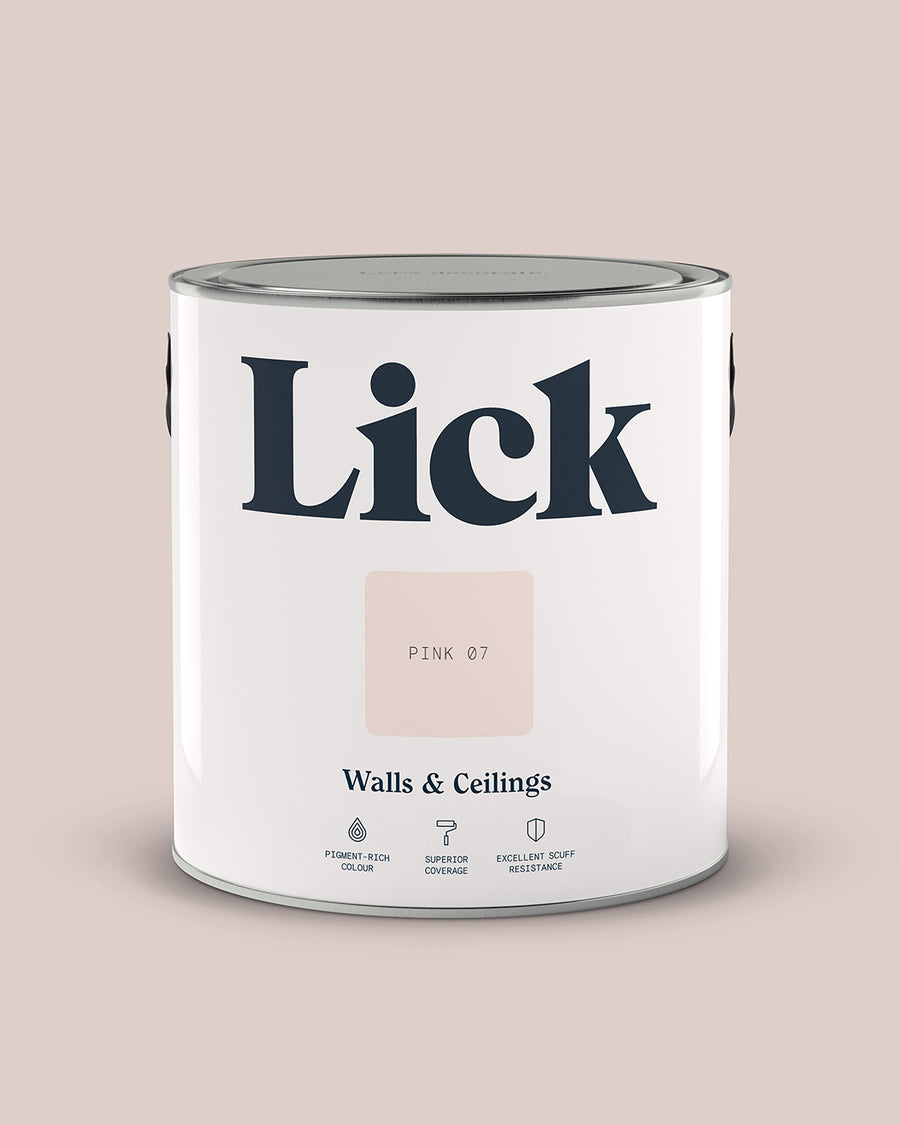Lick Paint tin 2.5l in Pink 07
