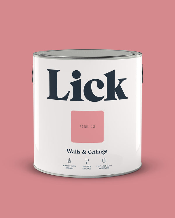 Lick Paint tin 2.5l in Pink 12