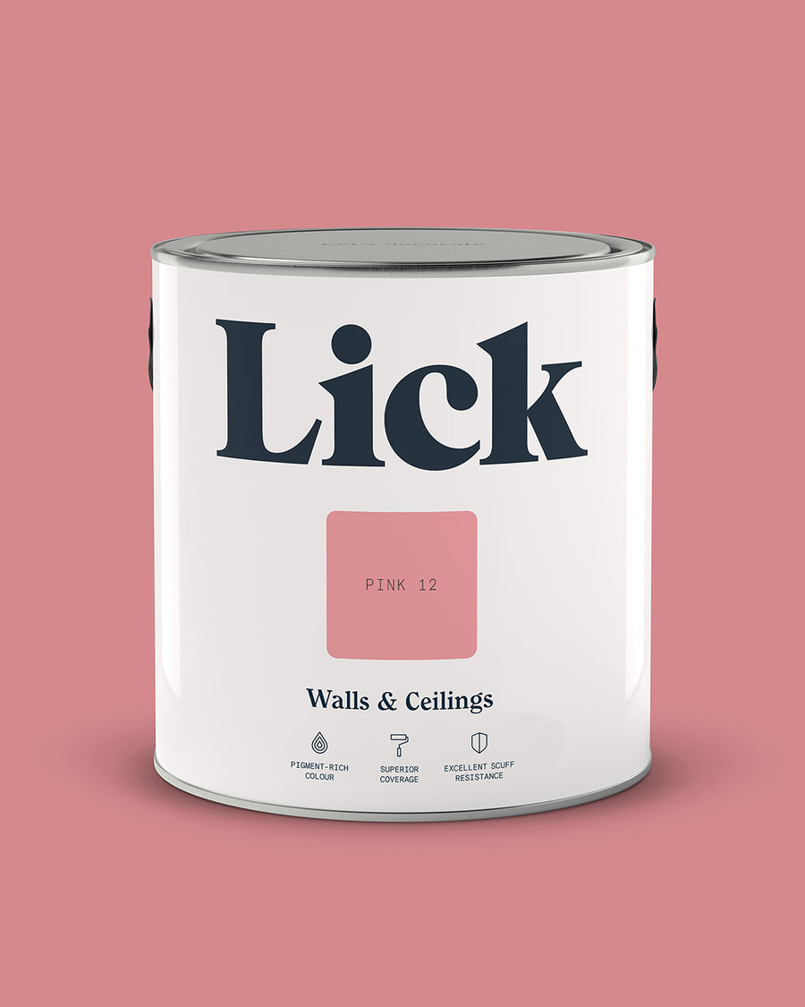 Lick Paint tin 2.5l in Pink 12