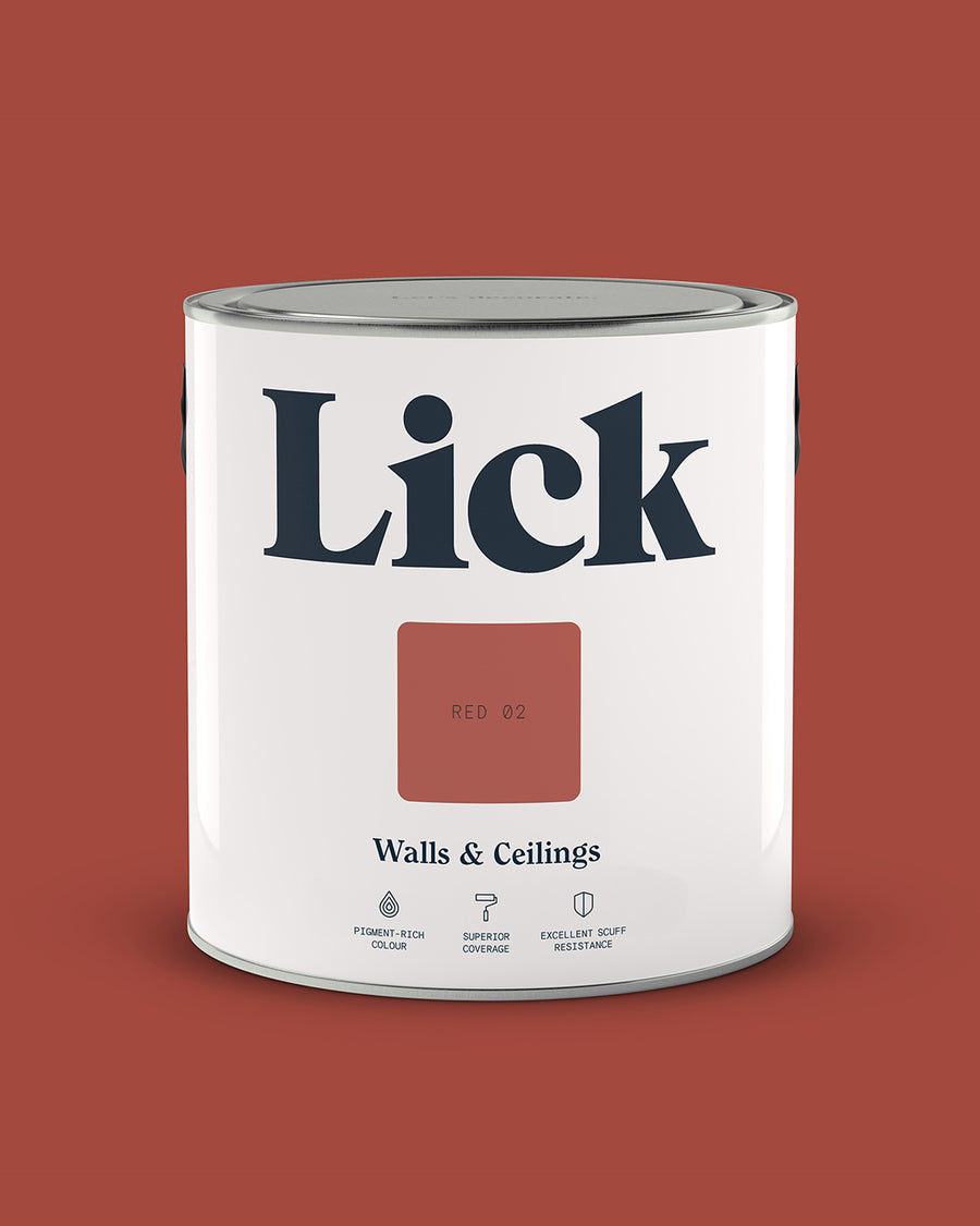 Lick Red 02 paint tin