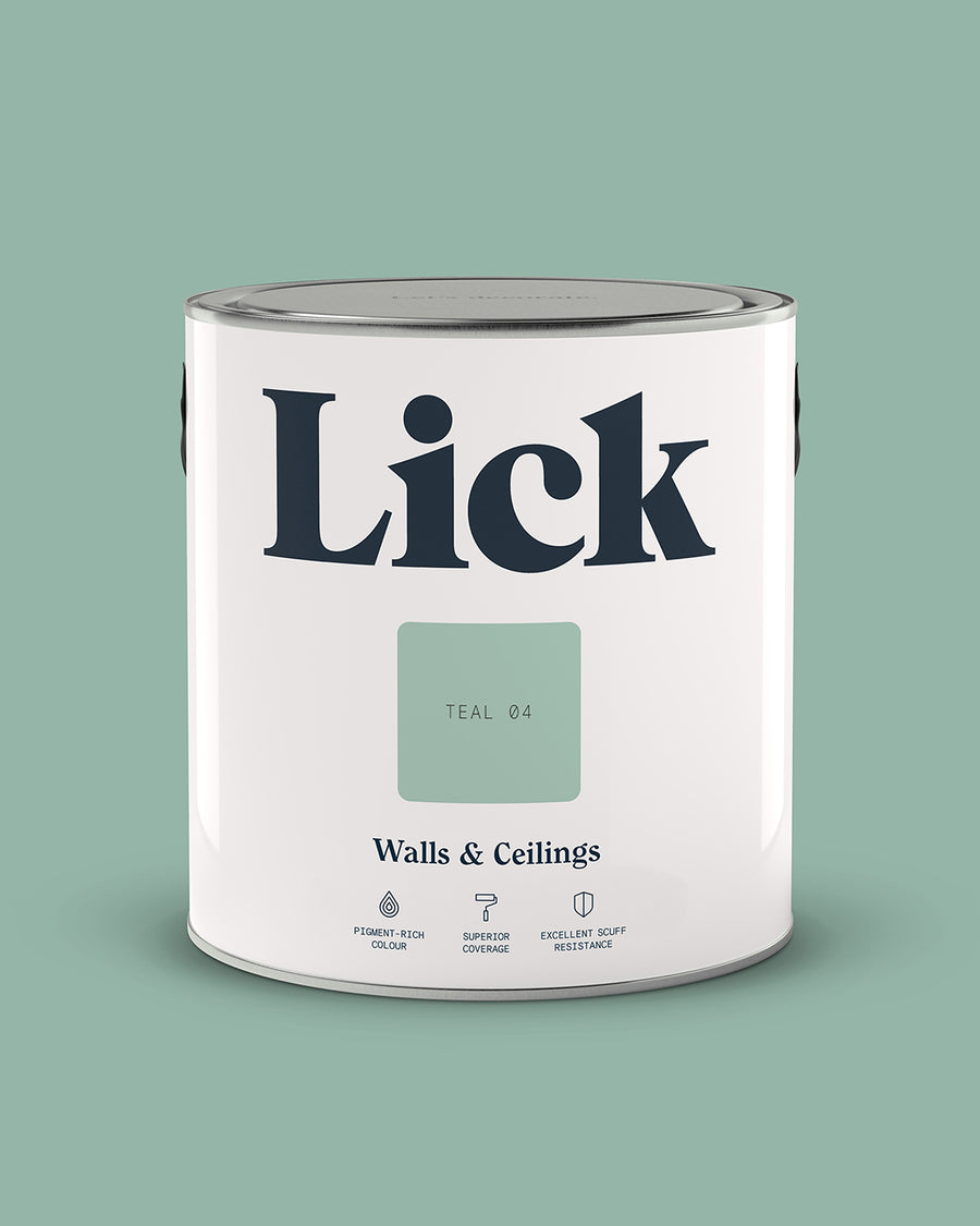 Lick Paint tin 2.5l in Teal 04