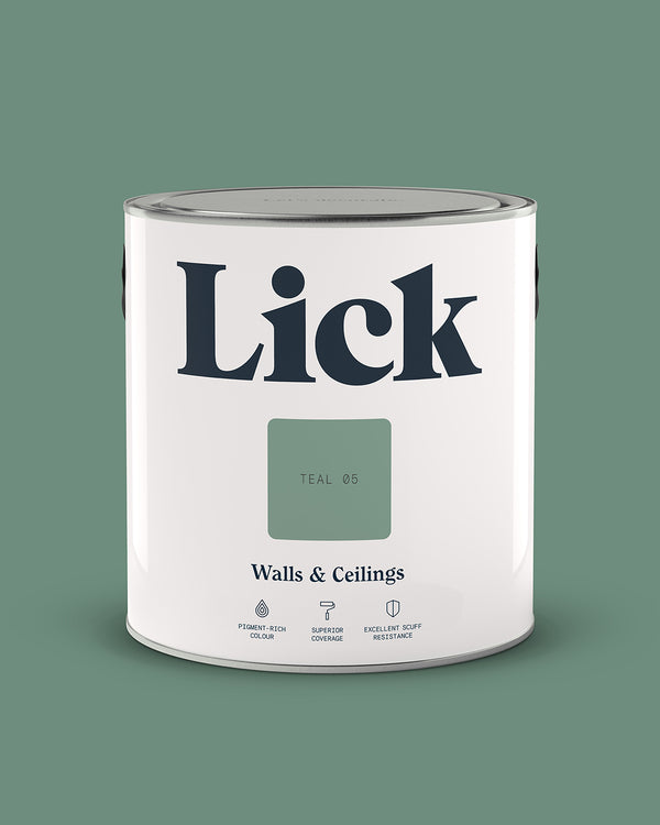 Lick Paint tin 2.5l in Teal 05