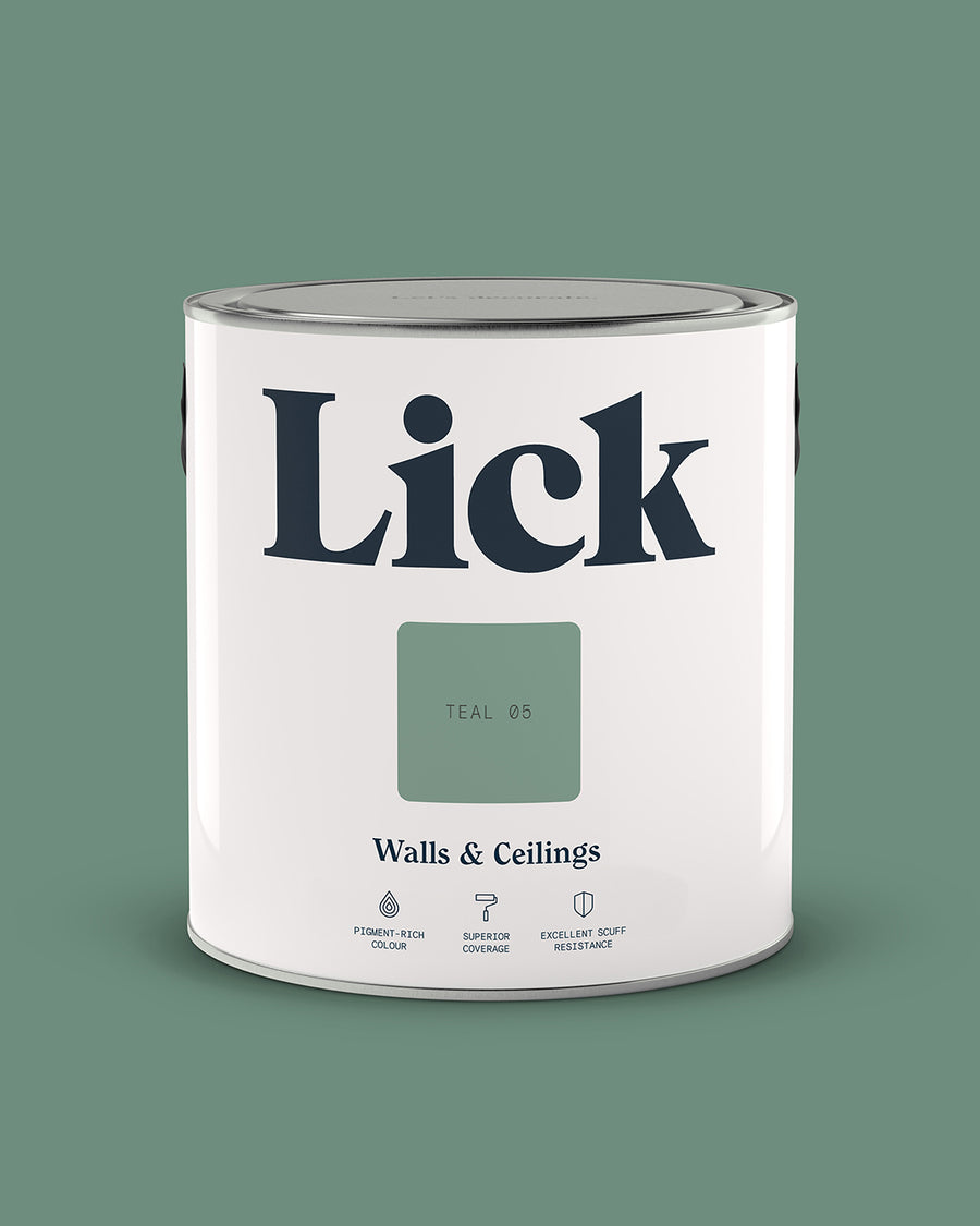 Lick Paint tin 2.5l in Teal 05