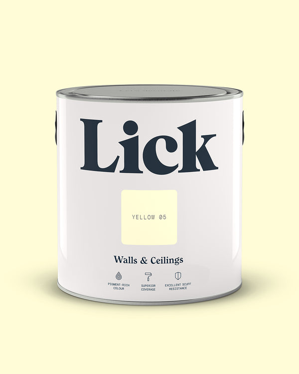 Lick Paint tin 2.5l in Yellow 05