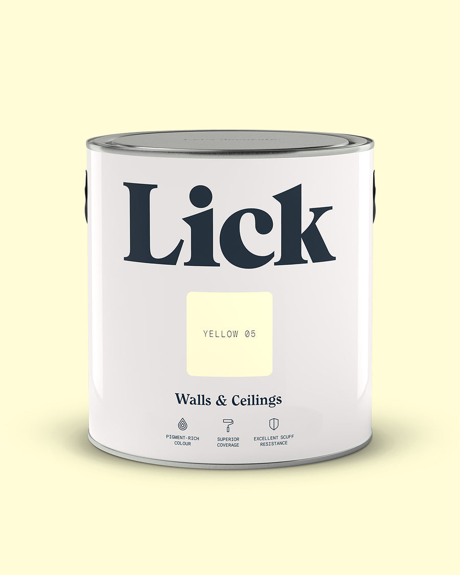 Lick Paint tin 2.5l in Yellow 05