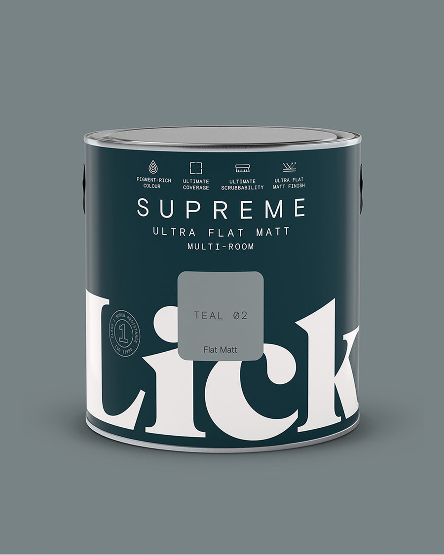 Teal 02 Supreme Ultra Flat Matt tin