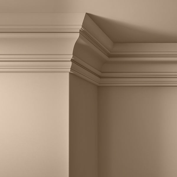 Walls, ceilings and coving painted in Lick Beige 02