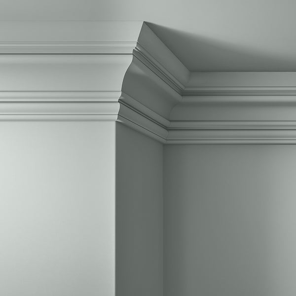 Walls, ceilings and coving painted in Lick Blue 01