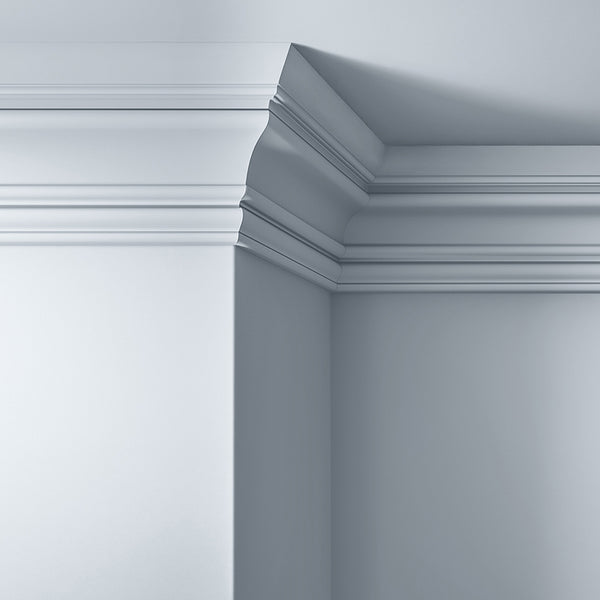 Walls, ceilings and coving painted in Lick Blue 14
