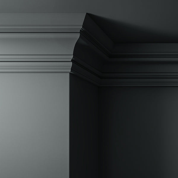 Walls, ceilings and coving painted in Lick Grey 07