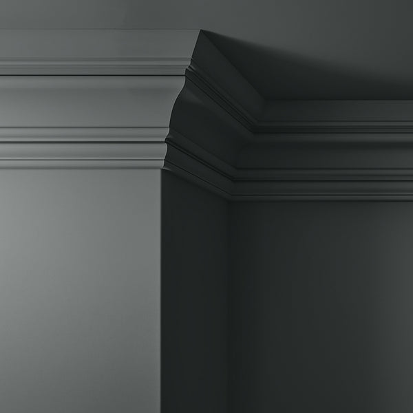 Walls, ceilings and coving painted in Lick Grey 17