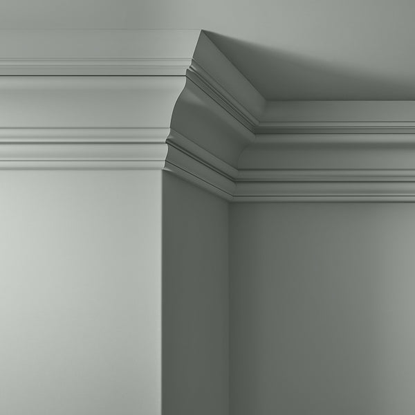 Walls, ceilings and coving painted in Lick Grey 18