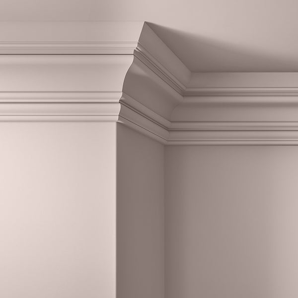 Walls, ceilings and coving painted in Lick Pink 07