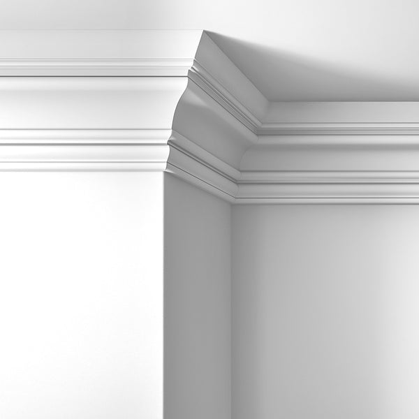 Walls, ceilings and coving painted in Lick White 07