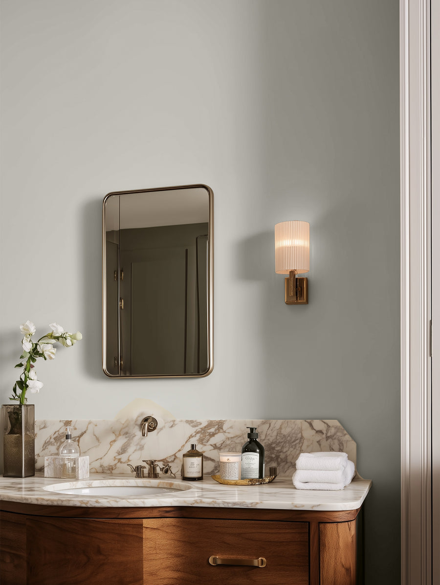 Bathroom painted in Lick Grey 02