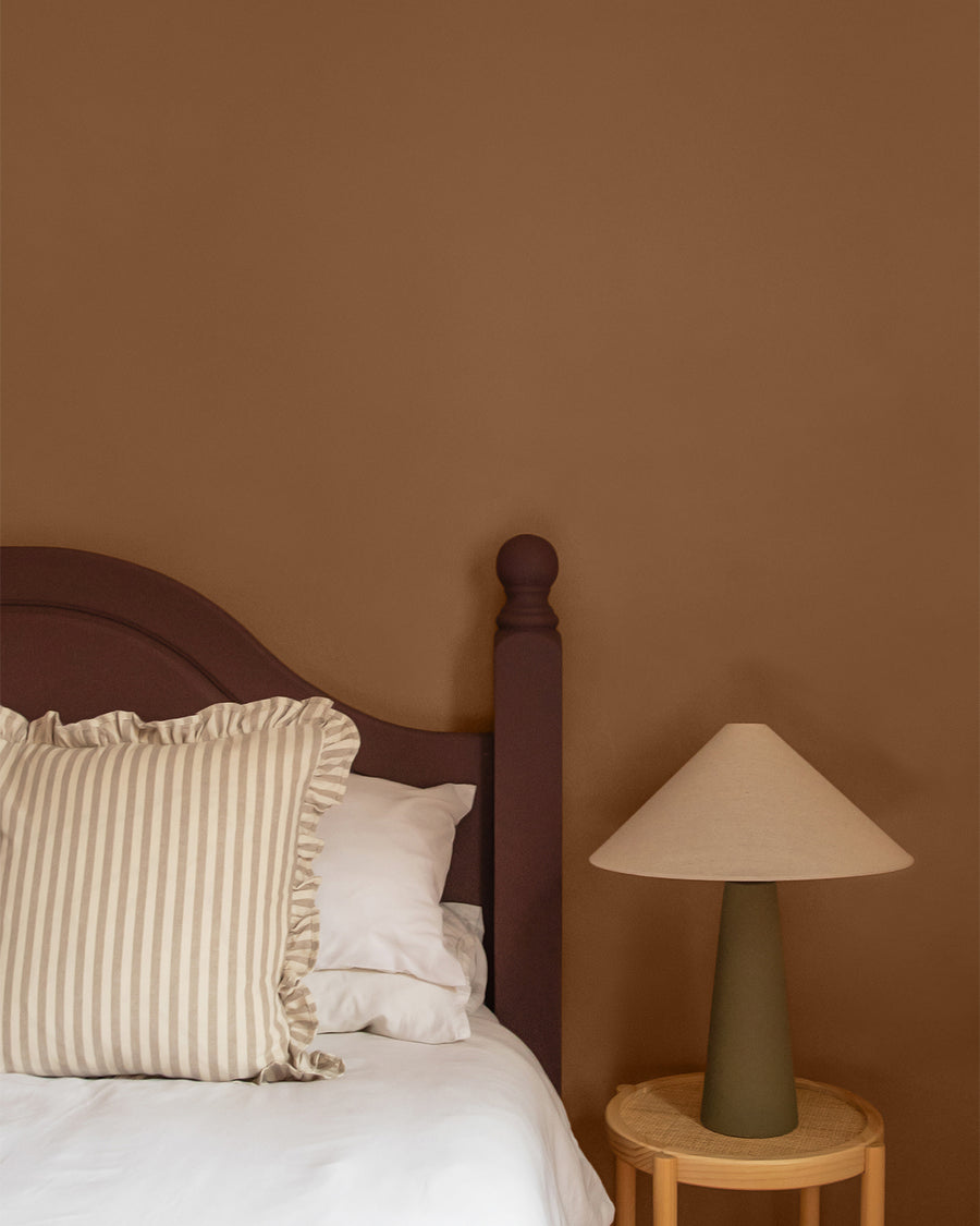 Bedroom painted in Lick Brown 02
