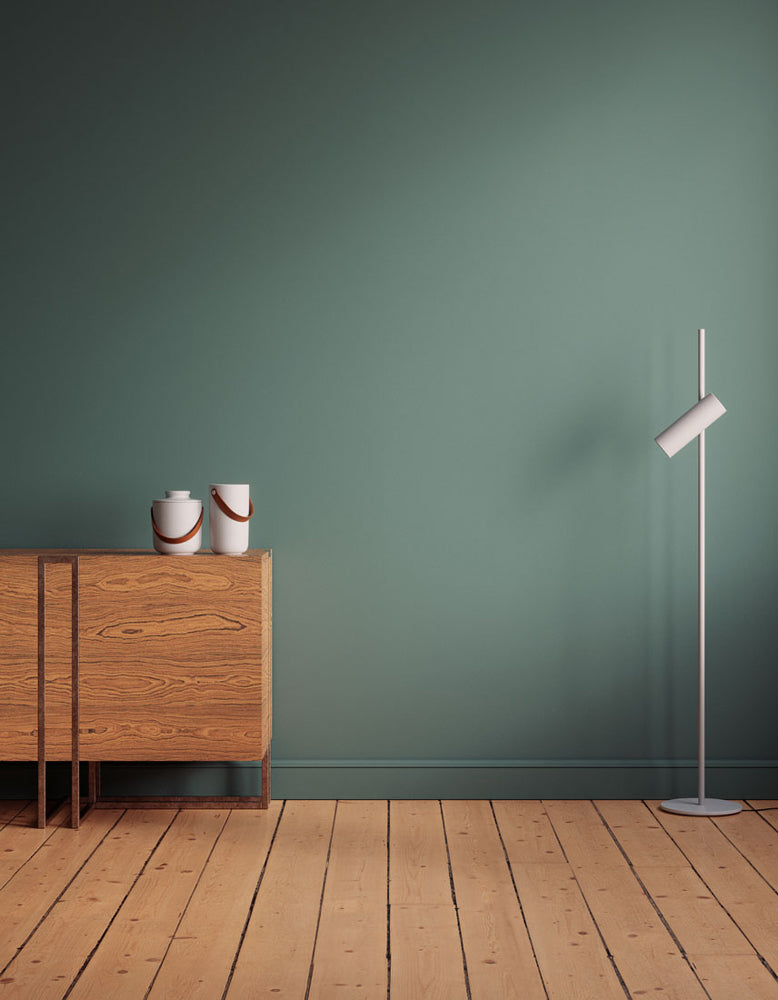 Hallway decorated in Lick Green 04 paint shade