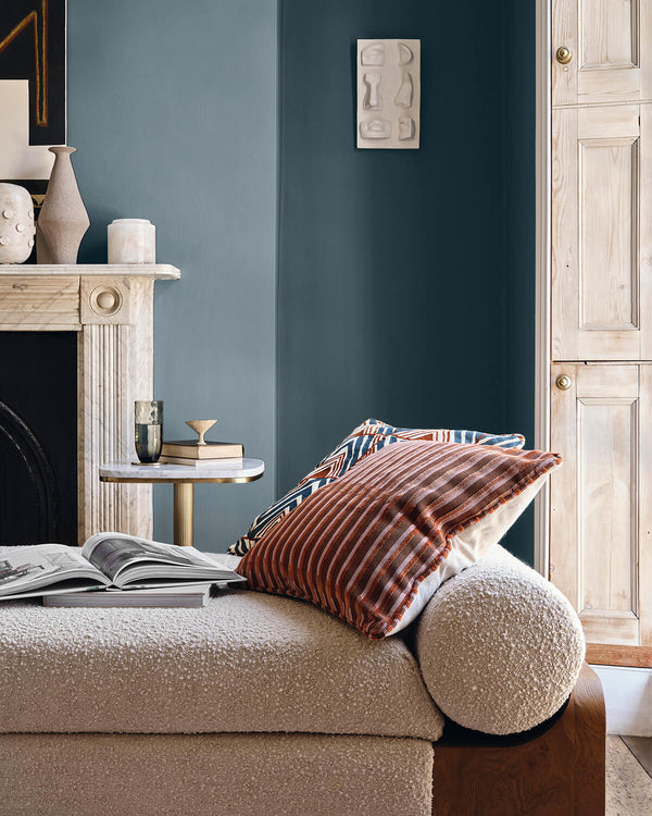Bedroom decorated in lick Lick Grey 08 Amsterdam House paint shade