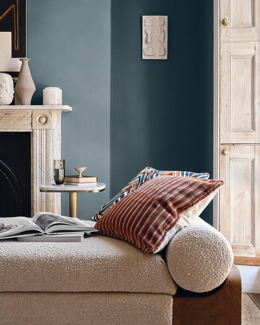 Bedroom decorated in lick Lick Grey 08 Amsterdam House paint shade