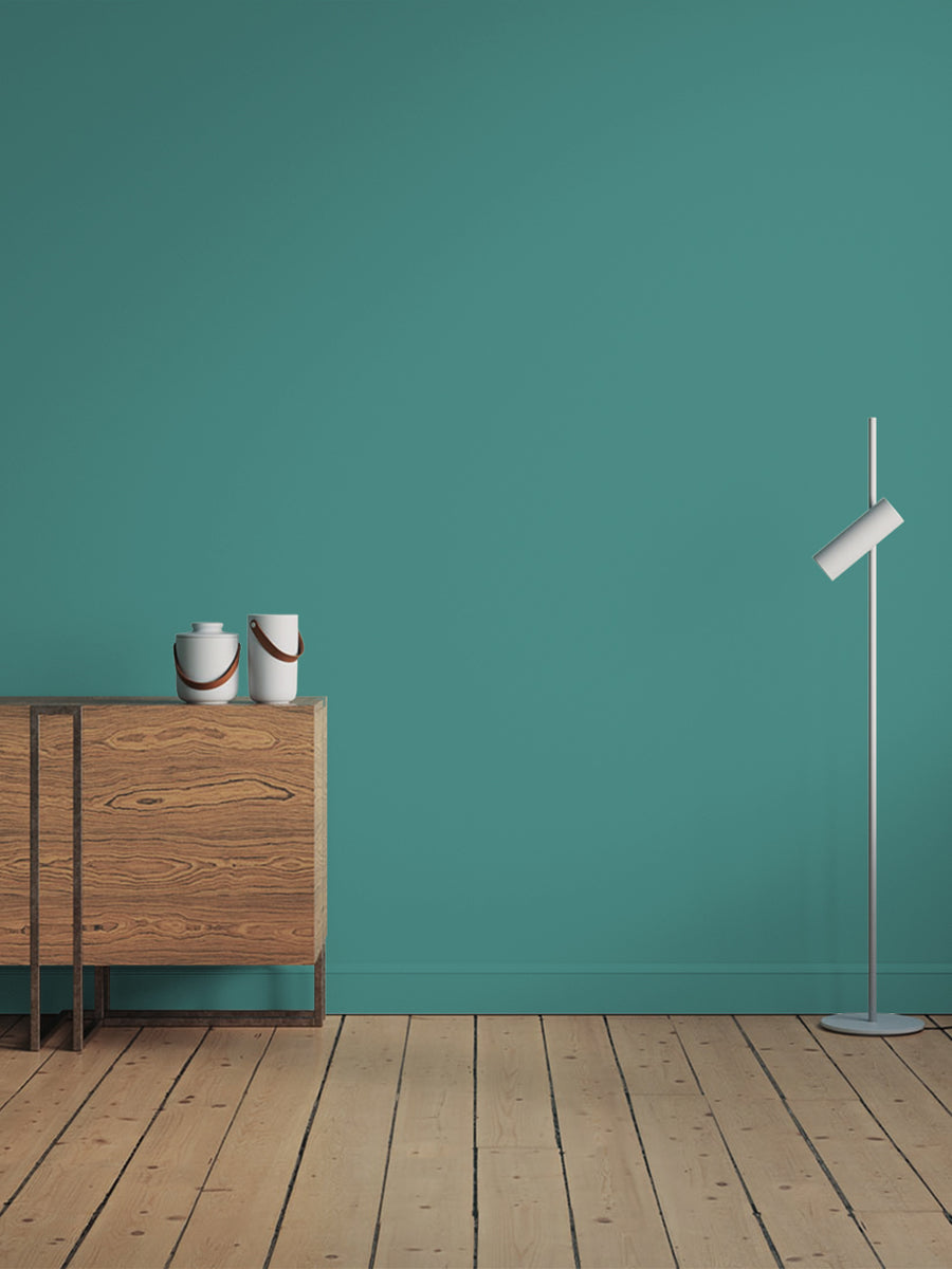 Hallway decorated in Lick Teal 06 paint shade