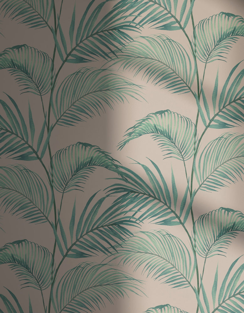 Jungle 02 wallpaper on the wall with shadow