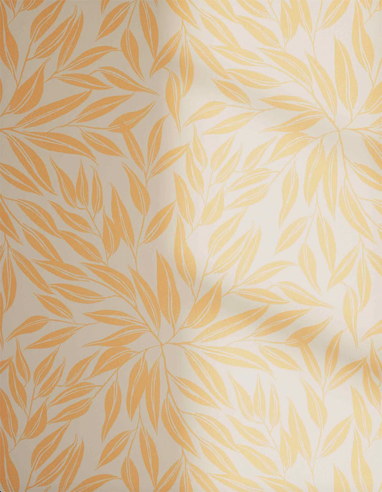 Wall decorated in Botanical 06 with shadow