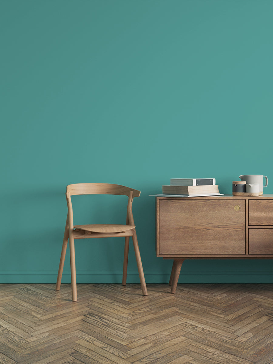 Office decorated in Lick Teal 06 paint shade