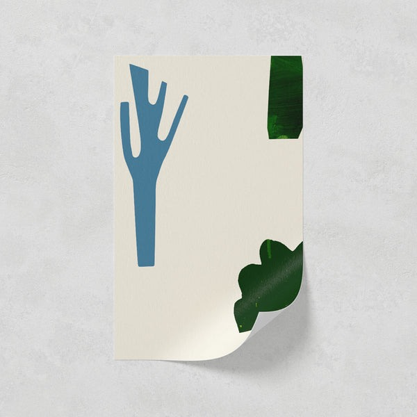 Lick paste the wall sample in Trees 01 wallpaper print