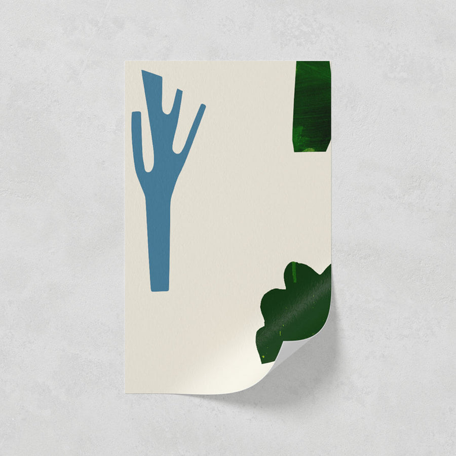 Lick paste the wall sample in Trees 01 wallpaper print