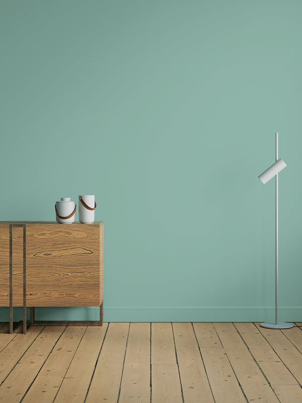 Hallway decorated in Lick Teal 04 paint shade