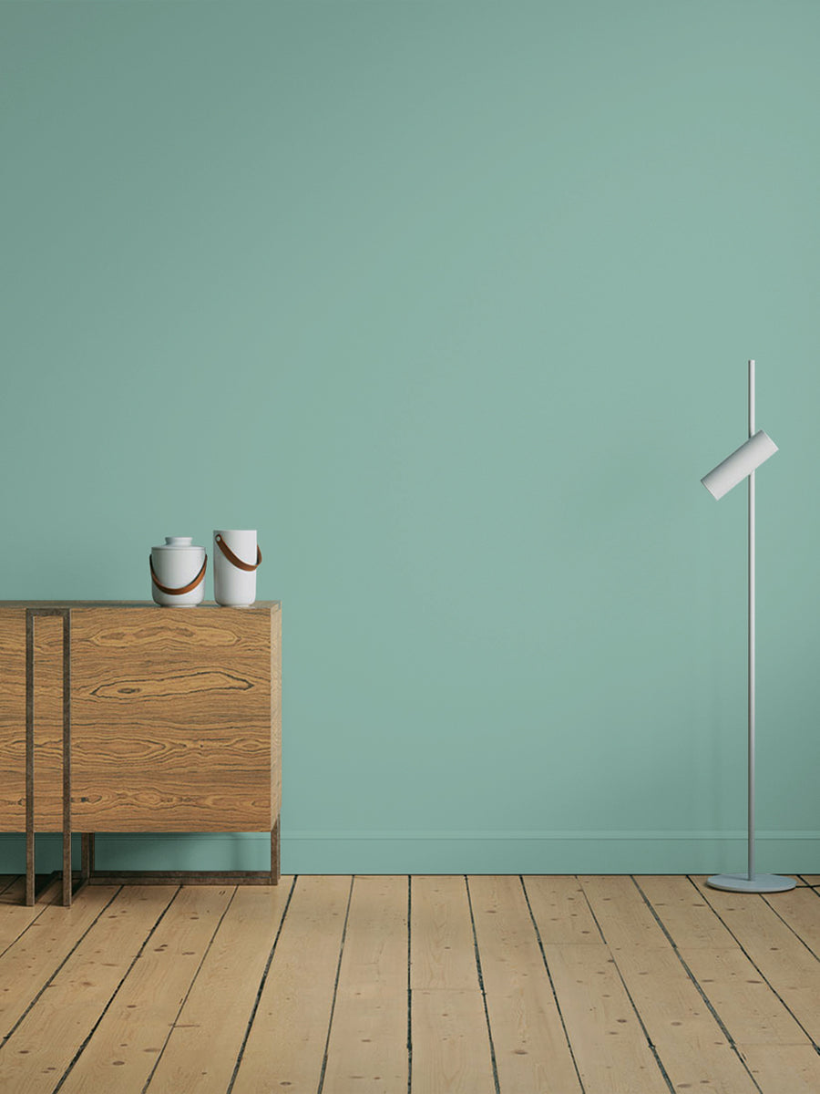 Hallway decorated in Lick Teal 04 paint shade