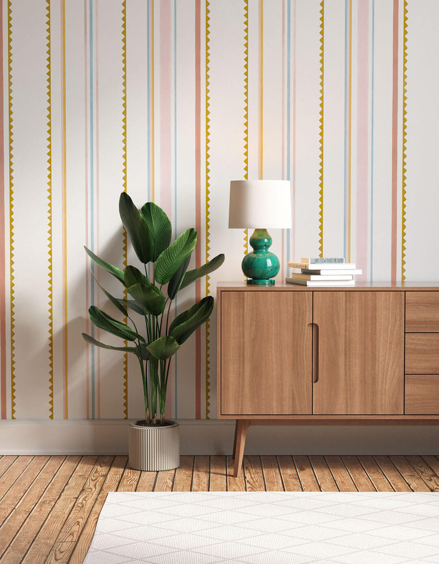 Hallway decorated in ZigZag 02