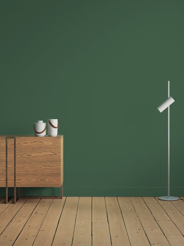 Hallway decorated in Lick Green 20 paint shade