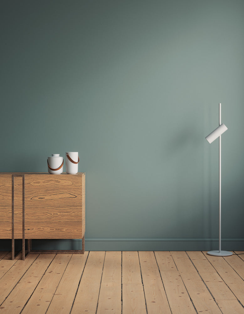 Hallway decorated in Lick Green 03 paint shade