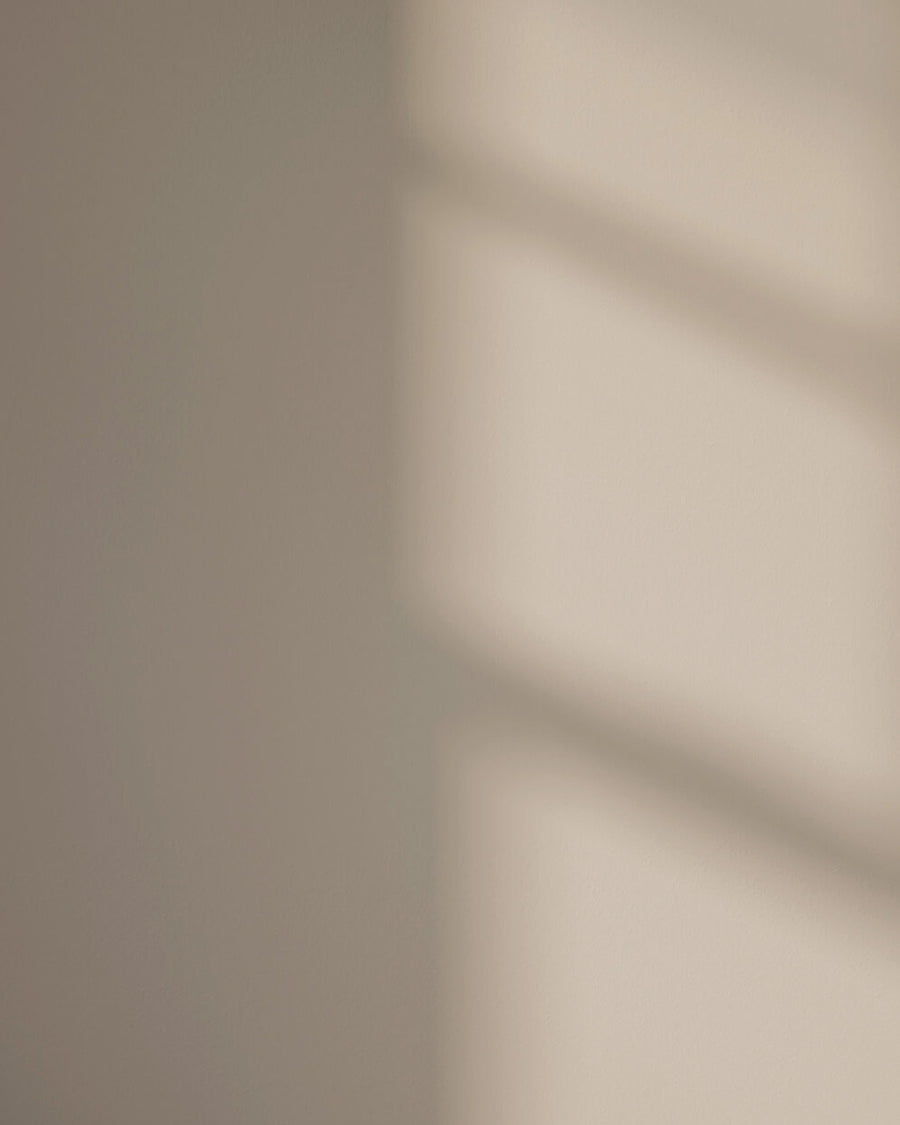 Beige 10 paint shade on the wall with shadow